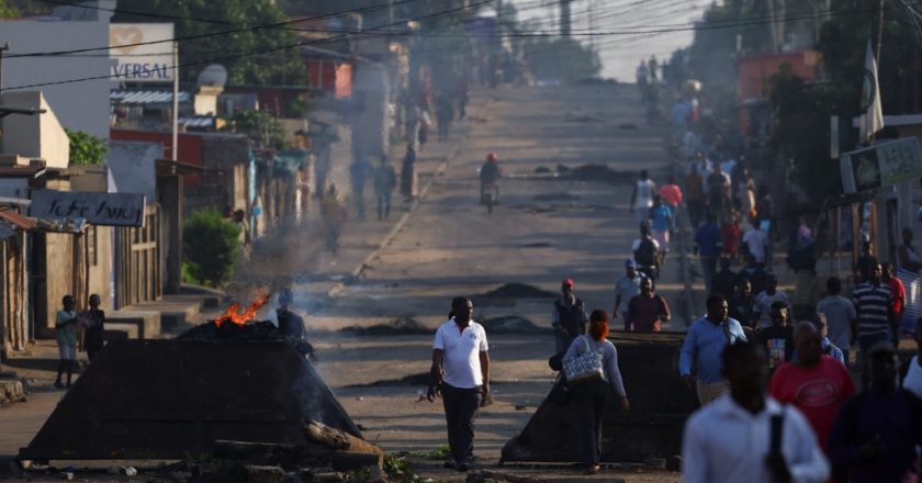 Protests erupt at release of Mozambique’s disputed election results