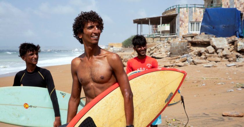 On Pakistan's southern coast, surfers chase waves and their dreams