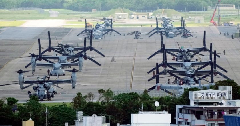 Japan grounds its V-22 Osprey fleet again after flight incident