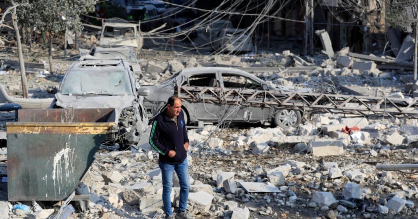 Israeli strikes pound Lebanese towns, killing more than 20 say officials