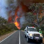 Rural communities urged to flee east Australia bushfire