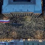 Tens of thousands protest in Belgrade