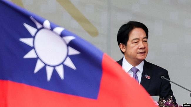 Taiwan president rejects China’s claim over Taiwan in National Day speech