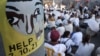 Relatives and supporters of Israelis held hostage in Gaza attend a sit-in demanding an immediate agreement for the return of all abductees in front of the Israeli Defense Ministry in Tel Aviv on Dec. 25, 2024, amid the ongoing war between Israel and the militant Hamas group.