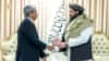 Taliban Defense Minister Mohammad Yaqoob met this week with visiting Indian point-person for Afghanistan, Jitender Pal Singh, in Kabul. (Courtesy - Taliban ministry)